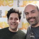 Jan Cruz y Víctor Alfaro en los estudios de Sol Radio